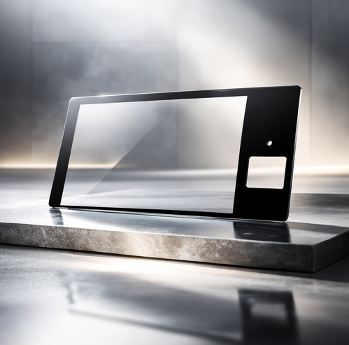 Стекло для электронного терминала со сканер-панелью