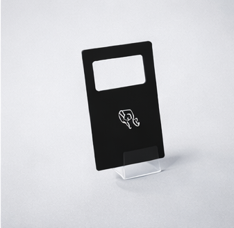 Стекло для считывателя карт доступа